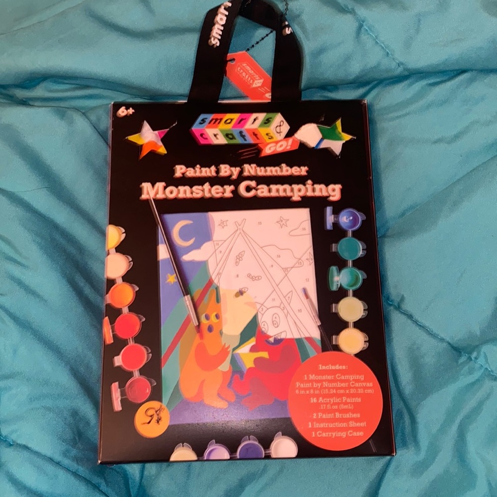 Kids paint by #s monster set ! NWT